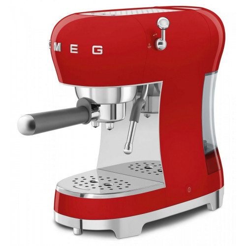 SMEG ECF-02-RDEU Rojo Brillante - Cafetera Express 1350W