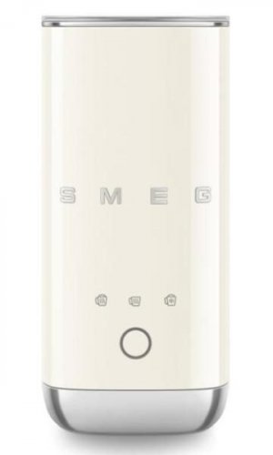 Smeg MFF02CREU - Espumador de Leche por Inducción Estética 50'S Style 3 Funciones Crema