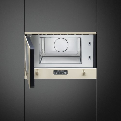 SMEG MP822PO Integrable Crema - Microondas 850W 22L