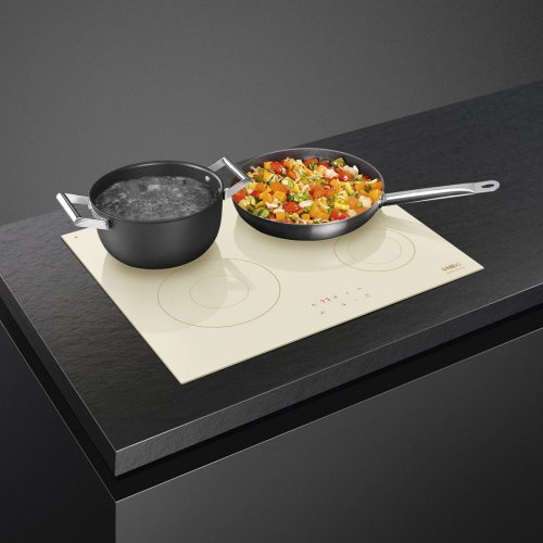 SMEG SI2641DP Crema - Vitrocerámica de Inducción 60CM