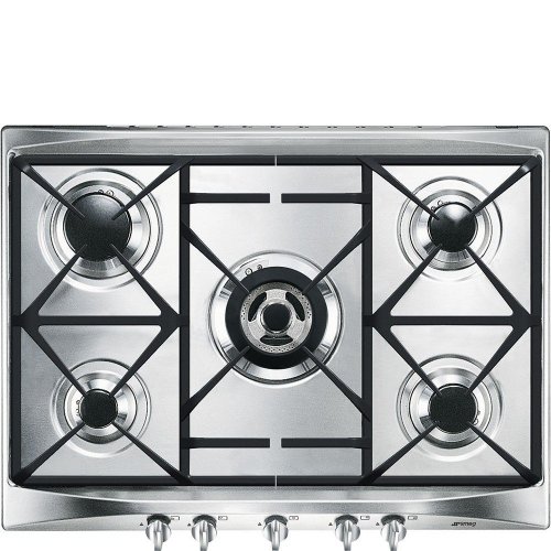SMEG SR275XGH2 INOX - Placa de Gas 75CM Gas Natural