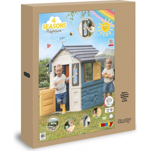 Smoby 4-Seasons Playhouse 103x122x143cm