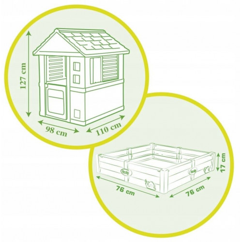 Smoby Square House green/white (28337427)