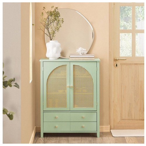 SoBuy Shoe cabinet 70x90x34 cm green (FSB72-GR)