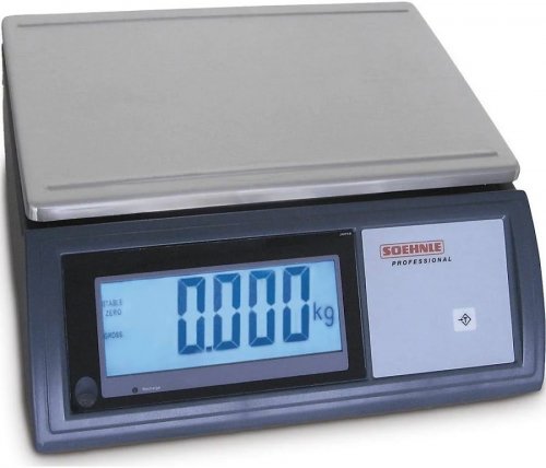 Soehnle Báscula compacta con pantalla grande rango de pesaje hasta 45 kg