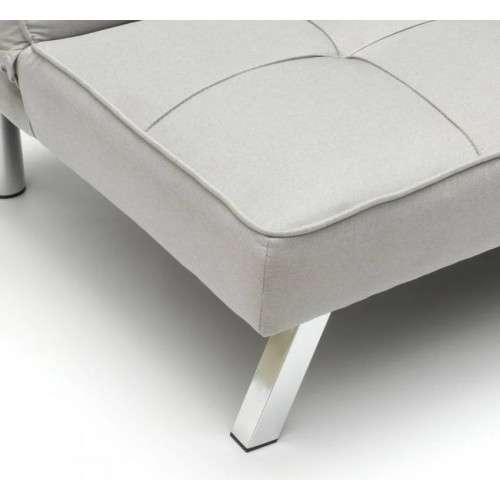Sofá cama de tejido 2 plazas diseño moderno Gemma clic-clac