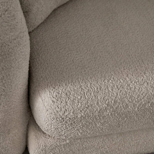 Sofá cama envasado al vacío de borreguito texturizado