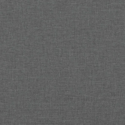 Sofá de 2 plazas de tela gris oscuro para salón