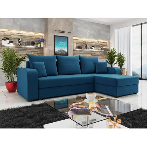 Sofá de 4 Plazas Sofá Rinconero 237x139cm Con Función de Descanso Con Almacenamiento Material