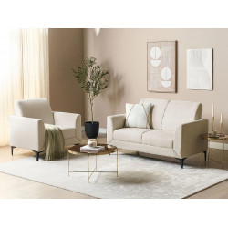 Sofá FENES Tela Beige 2 plazas