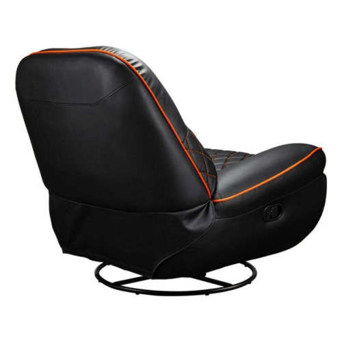 Sofá gaming COUGAR Overlord respaldo ajustable, 150 kg, imitación piel, negro