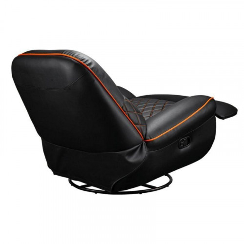 Sofá gaming COUGAR Overlord respaldo ajustable, 150 kg, imitación piel, negro