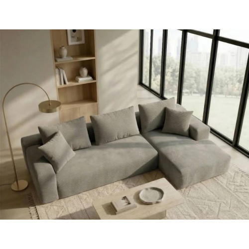 Sofá Modular Chaiselongue Moderno en forma de L de Espuma Comprimida al vacío envío Caja Sin Herramientas