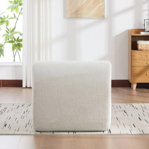 Sofá modular comprimido sin estructura en chenilla
