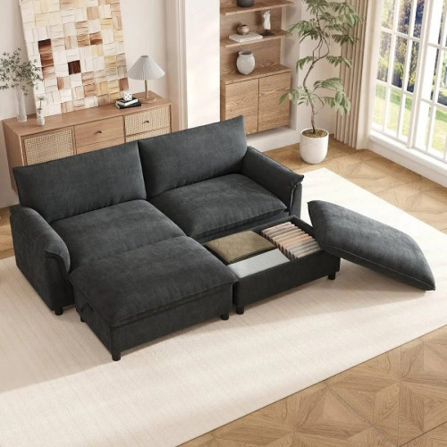 Sofá modular xxl en forma de u/esquinero