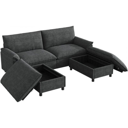 Sofá modular xxl en forma de u/esquinero