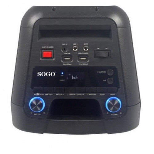 Sogo ALT-SS-8770 - Altavoz Bluetooth portátil súper bass speaker