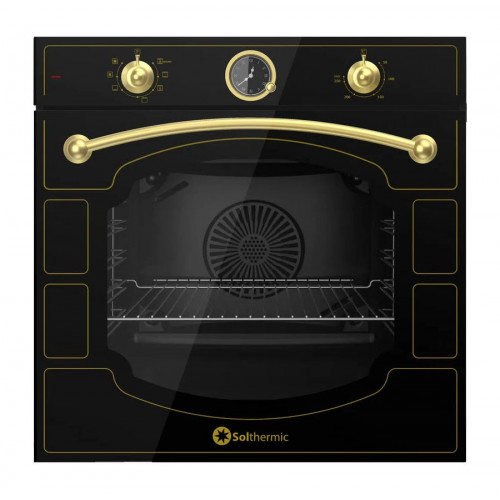 Solthermic Horno Eléctrico Qr Gap Negro Rústico