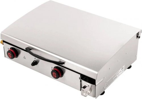 Somagic Plancha de gas con 2 quemadores
