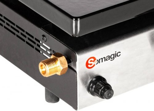 Somagic Plancha de gas solia 200 2 quemadores 4,25kw
