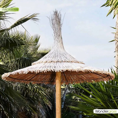 Sombrilla de mimbre pelado Palawan