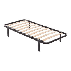 Somier de láminas + 6 patas Dreamprotect Dormilón Gris Grafito