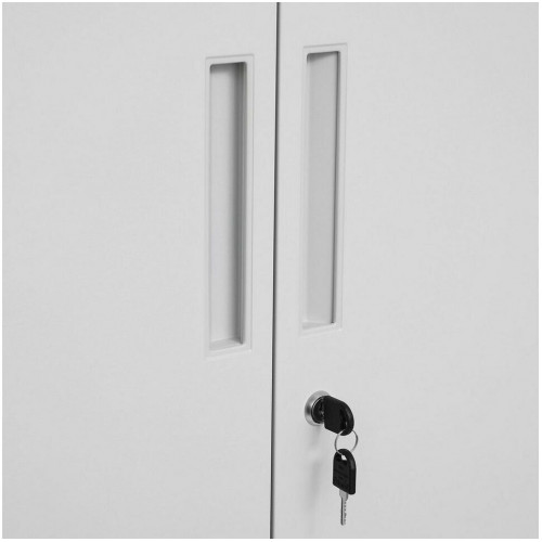 Songmics Armario de Almacenamiento de Acero 2 Puertas, 5 Niveles (OMC015G01)