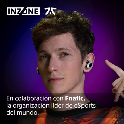 Sony InZone Buds Auriculares Inalámbricos Gaming Cancelación de ruido Blanco