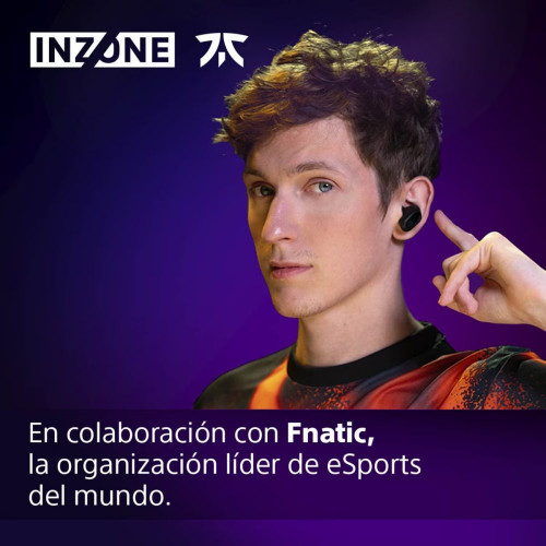 Sony InZone Buds Auriculares Inalámbricos Gaming Cancelación de ruido Negro