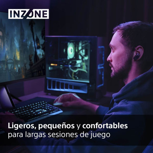 Sony InZone Buds Auriculares Inalámbricos Gaming Cancelación de ruido Negro
