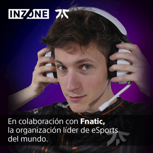 Sony INZONE H9 Auriculares Gaming Inalámbricos 7.1 con Cancelación de Ruido PC/PS5 Blanco