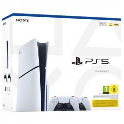 Sony PlayStation 5 Slim Chasis E + 2x Mandos DualSense V3
