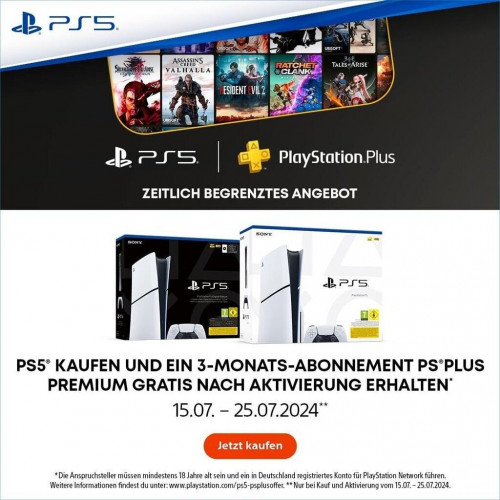 Sony PlayStation 5 Slim (PS5 Slim) Digital Edition