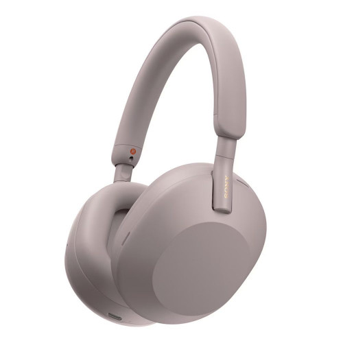 Sony WH-1000XM5 Bluetooth Auriculares de diadema Cancelación de ruido, 30 horas de batería, micrófono, para iOS, Android y PC Rosa palo
