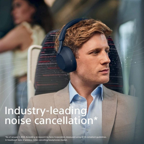 Sony WH1000XM5S.CE7 Auriculares Inalámbricos Azules con Cancelación de Ruido + Funda Rígida
