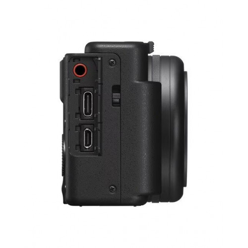 Sony ZV-1F cámara compacta vlogging con objetivo prime ultra gran angular de 20 mm y pantalla LCD de ángulo variable ideal para selfies (ZV1FBDI.EU) Negro