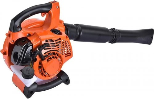 Soplador aspirador triturador de hojas a gasolina 3 en 1 216kmh motor 26cc de 2 tiempos bolsa y tubo de aspiracion