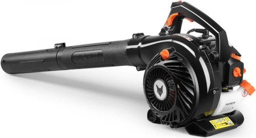 Soplador aspirador y triturador de hojas de gasolina profesional FUXTEC fx-lbs126p 3 en 1