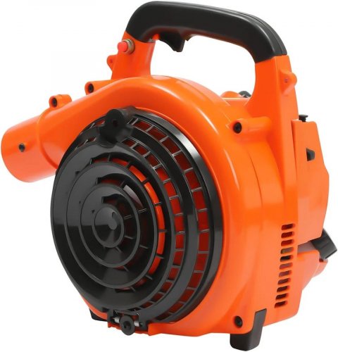 Soplador de hojas 2 en 1 y triturador de hojas de 2 tiempos 7000 rpm con bolsa de almacenamiento y 2 tubos de soplado