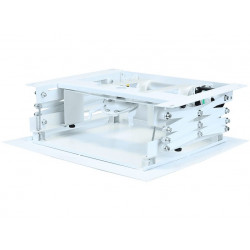 Soporte proyector  - 055-0064W, motorizado, distancia al techo ajustable 18-64 cm KIMEX, Blanco