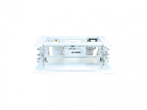 Soporte proyector  - 055-0064W, motorizado, distancia al techo ajustable 18-64 cm KIMEX, Blanco