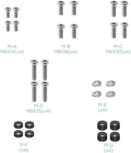 Soporte Suelo Fixo Tooq MIRAGE 37