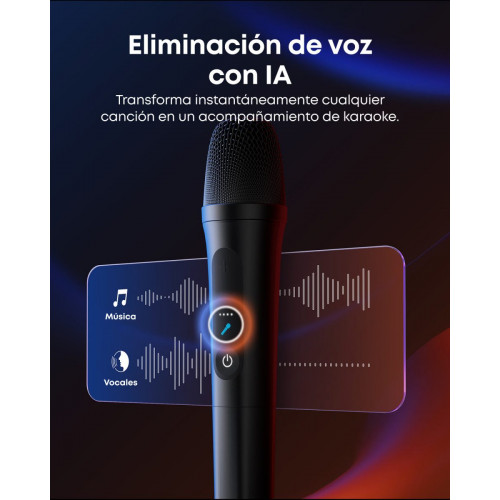 soundcore Rave 3S | Altavoz IA para fiestas con karaoke y sonido de 200W