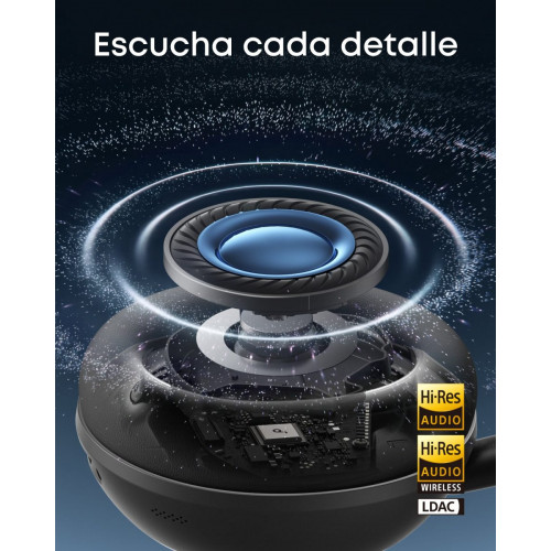 Soundcore Space 2 | Cómodos auriculares con cancelación de ruido para llevar puestos todo el día