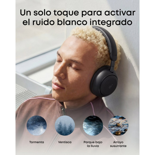 Soundcore Space 2 | Cómodos auriculares con cancelación de ruido para llevar puestos todo el día