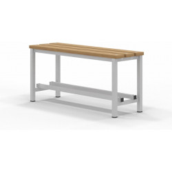 Spacio Banco de Madera Norrköping Estilo nórdico Uso Profesional Y hogar, vestuarios, habitación, decoración Exterior. Bancada de Madera (1 Metro)