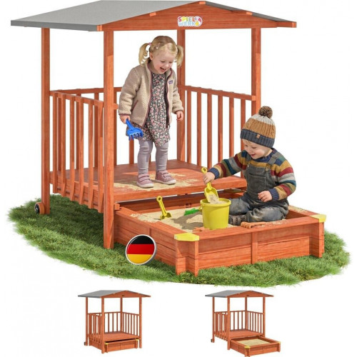 Spielwerk Merle Sand Box with Veranda and UV Protection