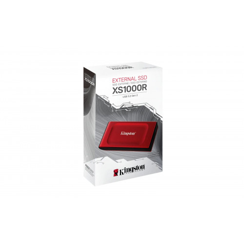 SSD Kingston XS1000 2Tb USB-C 3.1 Rojo