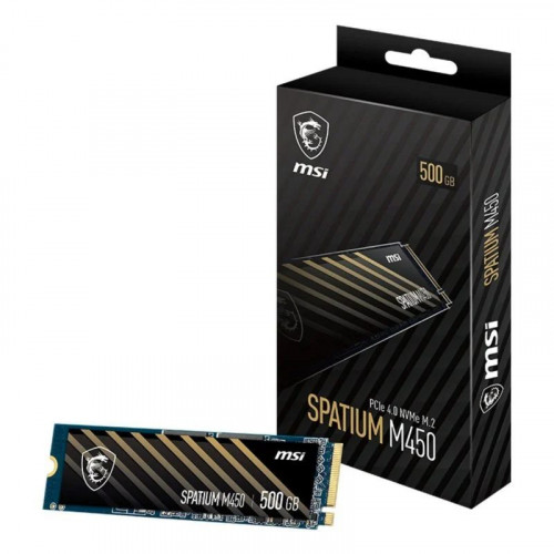 SSD MSI Spatium M450 500GB PCIe 4.0 NVMe M.2 3000MB/s Lectura 2000MB/s