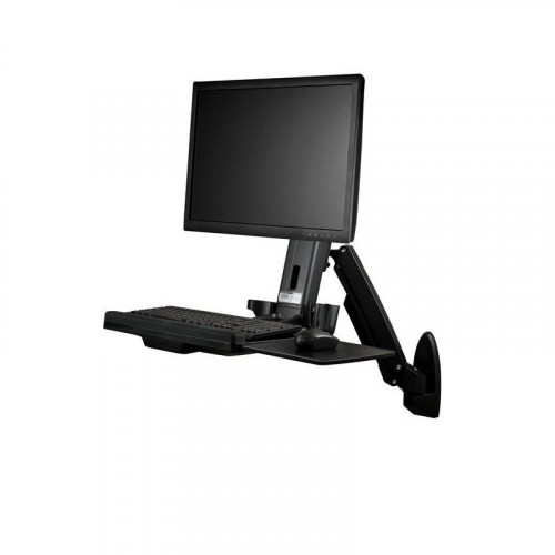 StarTech.com - Estación de Trabajo de Pie y Sentado para Montaje en Pared - Para Un Monitor de hasta 24